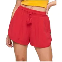 Superdry para mujer. W7110346A Pantalones cortos de playa Vintage rojo (M), Casual, Viscosa, outlet 2026.