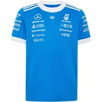 Adidas adidasCAMISETA MERCEDES-AMG PETRONAS FORMULA 1 TEAM BLUE WONDER DRIVER 140 Blue Bird / White Niño
