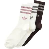 Adidas adidasCALCETINES CLÁSICOS CON PURPURINA 3 STRIPES (3 PARES) 46-48 Off White / Aurora Coffee Unisex