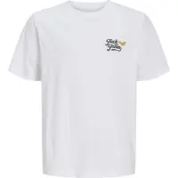 Jack & Jones Junior Camiseta 'JJLEGEND' miel / negro / blanco