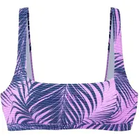 LASCANA Top de bikini deportivo marino / lila