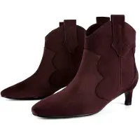 L37 HANDMADE SHOES Botas de tobillo 'TEXAS WIND' borgoña