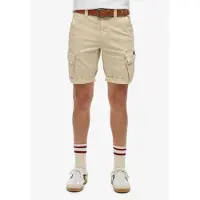 Superdry para hombre. M7110433A Pantalón corto Core beige (36), Casual, Algodón, outlet 2026.