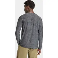 Adidas Camiseta funcional gris moteado / blanco