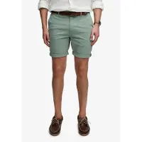 Superdry para hombre. M7110486A Pantalón Corto Premium Regular Chino verde (32), Casual, Algodón, outlet 2026.