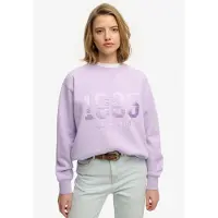 Superdry Sudadera Varsity Satin Applique Crew
