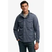 Superdry para hombre. M5012353A Chaqueta Cotton M65 azul lavado (M), Casual, Algodón, outlet 2026.