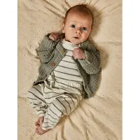 Name it Pijama entero/body 'NBMKAIL' gris / offwhite