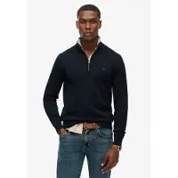 Superdry para hombre. M6110690A Jesery Essentials marino (XXL), Negro, Casual, Algodón, outlet 2026.