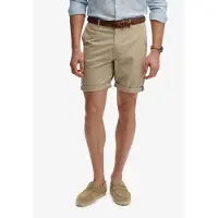Superdry para hombre. M7110486A Pantalón Corto Premium Regular Chino beige (36), Casual, Algodón, outlet 2026.