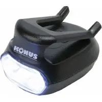 Konus Linterna LED negra Konus Konuscap