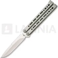 Bear Ops Navaja mariposa Bear Song VIII Spear Point, gris