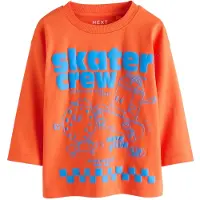 Next Camiseta azul real / naranja