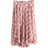 Next Falda ecru / rosa / rojo cereza