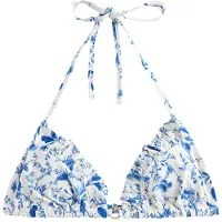 Next Top de bikini azul / blanco