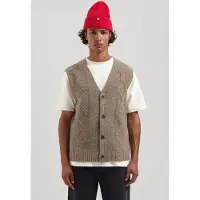Dstrezzed Ds_hugin Sleeveless Vest Dk. Brown Talla: XXL | Cárdigan Outlet | Hombre | Marrón