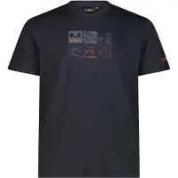 CMP - S/S T-Shirt - Camiseta funcional size 58, azul