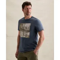 PME Legend Camiseta 'T-shirt with large artwork on the chest' azul
