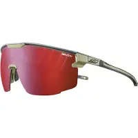 Julbo - Gafas de sol - Ultimate Gris Foncé/Vert Army Reactiv 0-3 High Contrast - Caqui