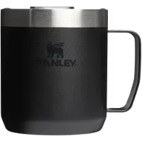 Stanley The Legendary Everyday Camp Mug 2.0 12oz, Black 10-13094-0081 taza térmica con tapa, 350 ml