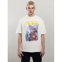 MAD TIGERS Camiseta 'Dark Oceans' crema