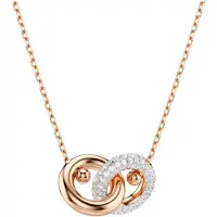 Swarovski Cadena oro rosa / transparente