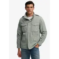 Superdry para hombre. M5012353A Chaqueta Cotton M65 verde (L), Casual, Algodón, outlet 2026.