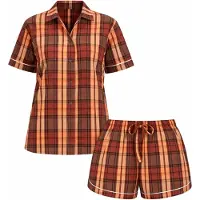 LEAFLETIC Pijama marrón