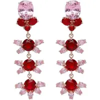 Avant Garde Pendientes 'Edytata' rosa