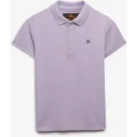 Superdry para mujer. W6012208A Polo Heritage Slim Fit lila (S), Casual, Algodón, Manga corta, outlet 2026.