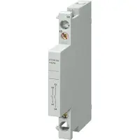 Siemens Interruptor auxiliar , 1 contacto normalmente cerrado, 1 contacto normalmente abierto, AC 230V/400V, modelo 5TT58, 1 unidad.