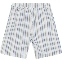 KnowledgeCotton Apparel - Women's Posey Seersucker Stripe Shorts - Pantalones cortos size M, gris/blanco