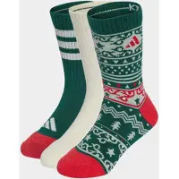 Adidas - Little Kid's X-Mas 3PP Socks - Calcetines multifuncionales size 25-27, multicolor