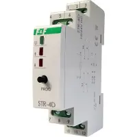 F&F Controlador de persianas, motor para persianas, relé, accionamientos para persianas, controlador STR-4D, 12/24V DC, 7971