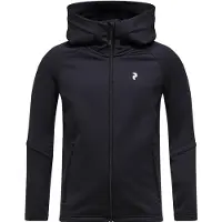 Peak Performance - Kid's Rider Essentials Zip Hood - Forro polar size 150, negro