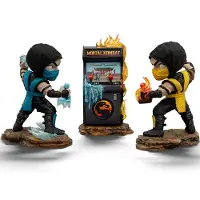 Iron Studios Mini Coscorpion Vssubzero Set De Arcade Mini Figura Mortal Kombat 15 Cm