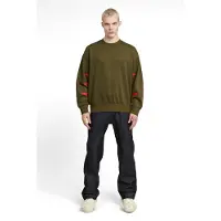 G-Star Gsxwvb Oversized Sweat Army Green Talla: M | Jerséis Outlet | Hombre | Verde