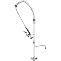Stalgast Grifo de fregadero con mezclador de la marca , de montaje con un solo agujero, con grifo y dos válvulas mezcladoras