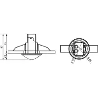 Theben AG. Detector de presencia wei theRonda S360-100 DE WH. Modelo para instalación: 2080560