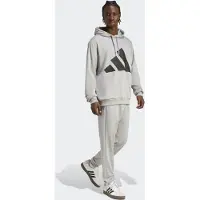 Adidas Chándal 'BIG LOGO HOODED' gris / negro