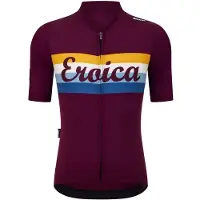 Santini - Eroica Timo S/S Jersey - Maillot de ciclismo size XS, morado