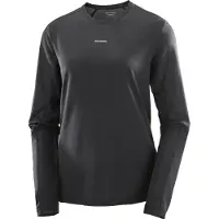 Salomon - Women's SHKout Core L/S - Camiseta de running size L, negro