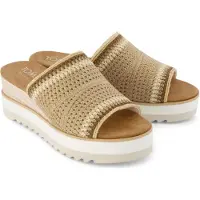 Toms Zapatos abiertos 'DIANA' beige / camelo / beige oscuro