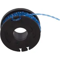 Powerplus Hilo de repuesto retorcido para recortadores Powdpg7540, 2 unidades, color plateado. Talla única