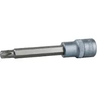 Ks Tools 911.1527, Llave de vaso, 1/2", sistema imperial, 1 boca, T50, acero cromo vanadio