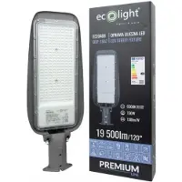 Eco-Light Lámpara LED para farola, 150W, 19500 lúmenes, 6500K, resistente al agua, robusta y potente