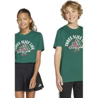 Adidas adidasCamiseta Lounge Pizza Graphic (Adolescentes) 152 Collegiate Green Niño