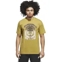 Adidas Unisex Performance Kaleidoscope Hoop Graphic T-shirt Sand Gr Talla: M | Camisetas de Seda Outlet | Unisex | Marrón