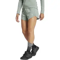 Adidas Performance Ultimate Heat.rdy Shorts Silver Green Talla: L | Pantalones Cortos Outlet | Mujer | Gris