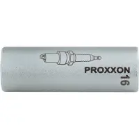 Proxxon Llave de bujía con imán de 1/2 pulgadas 19 mm